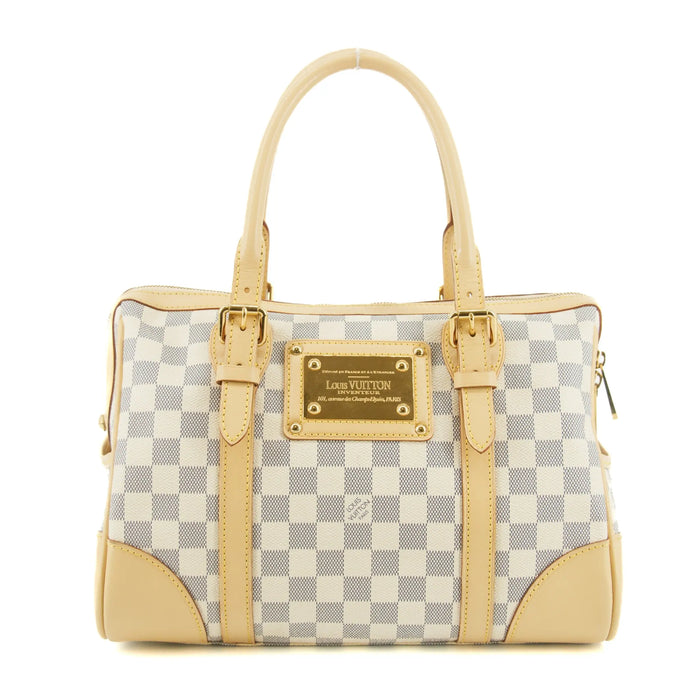 Louis Vuitton Damier Azur White Berkeley Handbag #9260 by Bolt Boutique