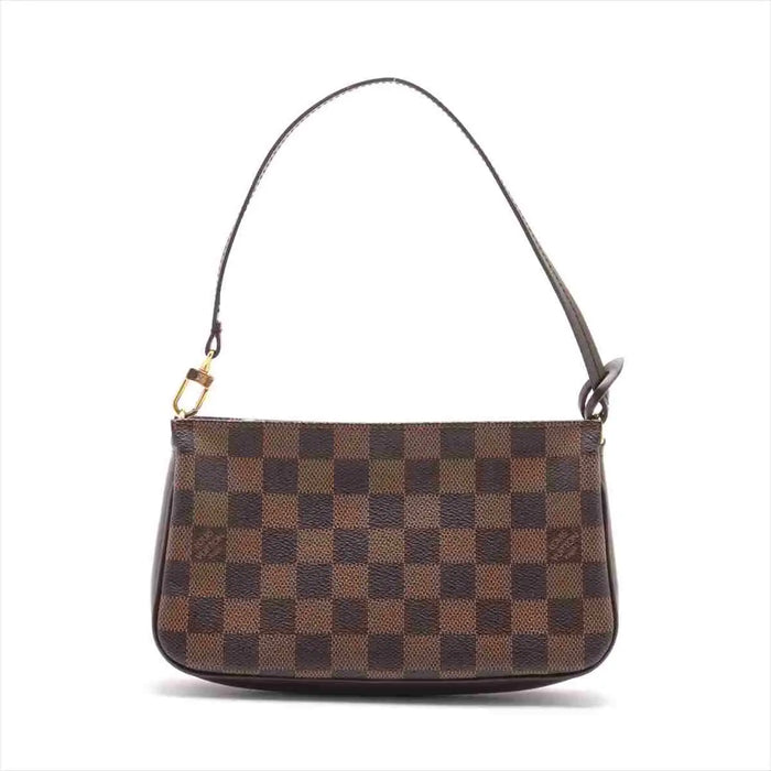 Louis Vuitton Damier Ebene Navona Pochette Accessories Shoulder Bag #3274 by Bolt Boutique