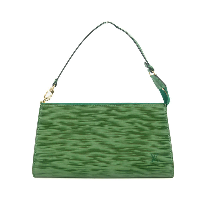 Louis Vuitton Epi Leather Green Pochette Shoulder Bag #5274 by Bolt Boutique