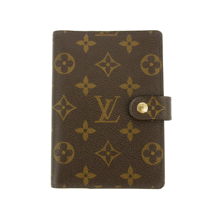 Louis Vuitton Monogram Canvas Brown Agenda PM Wallet #3524 by Bolt Boutique