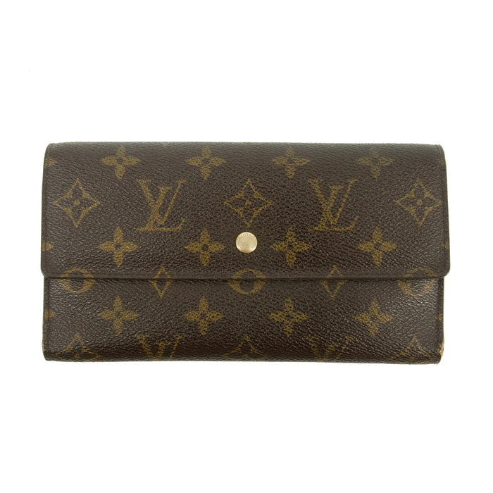 Louis Vuitton Monogram Canvas Brown International Long Wallet #3403 by Bolt Boutique