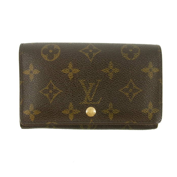 Louis Vuitton Monogram Canvas Brown Porte Tresor Wallet Wallet #5400 by Bolt Boutique