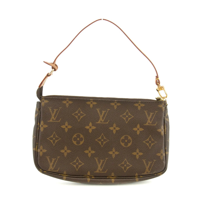 Louis Vuitton Monogram Canvas Pochette Accessories Brown Shoulder Bag #3327 by Bolt Boutique
