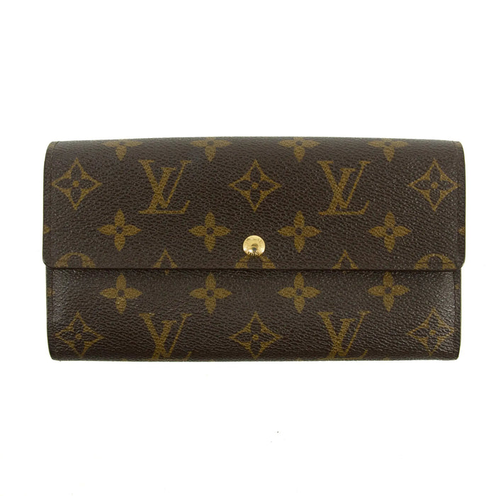 Louis Vuitton Monogram Canvas Sarah Long Wallet #3828 by Bolt Boutique