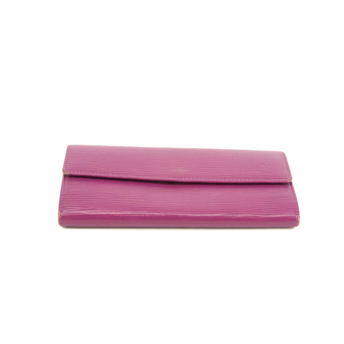 Louis Vuitton Purple Epi Leather Long Sarah Wallet #3515 by Bolt Boutique