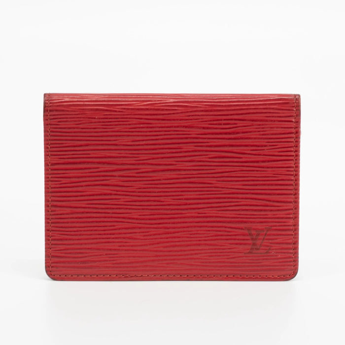 Louis Vuitton Red Epi Card Case #1771 by Bolt Boutique