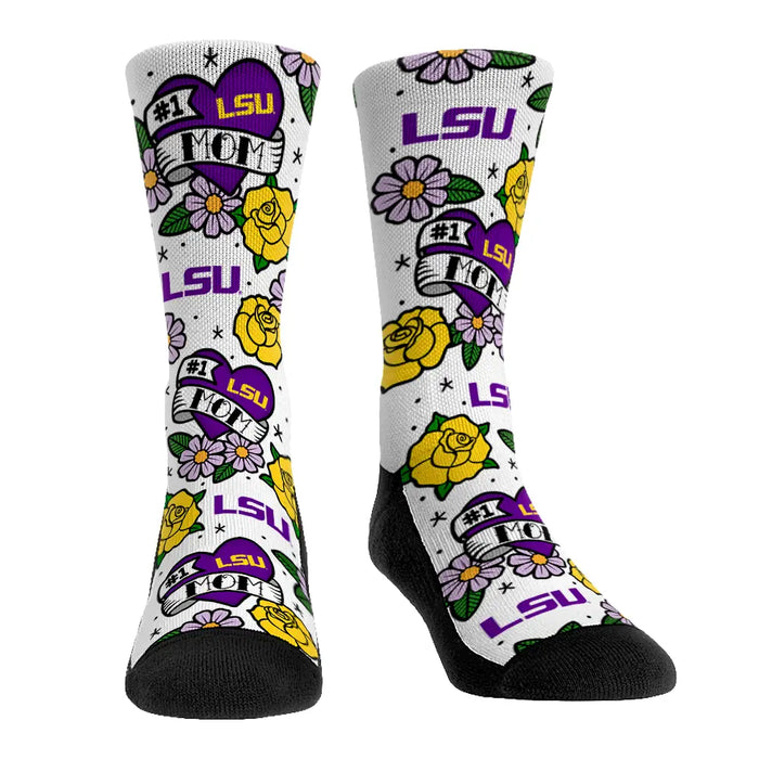 LSU Tigers - Mom Tattoo by Rock 'Em Socks