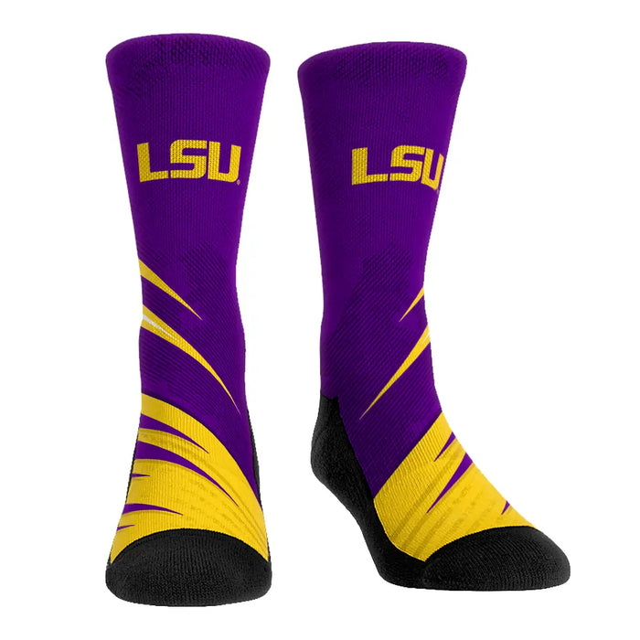 LSU Tigers - Slash Slant by Rock 'Em Socks