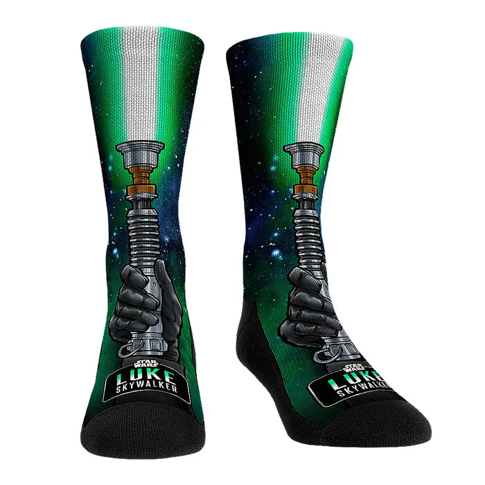 Luke Skywalker - Lightsaber Rise by Rock 'Em Socks