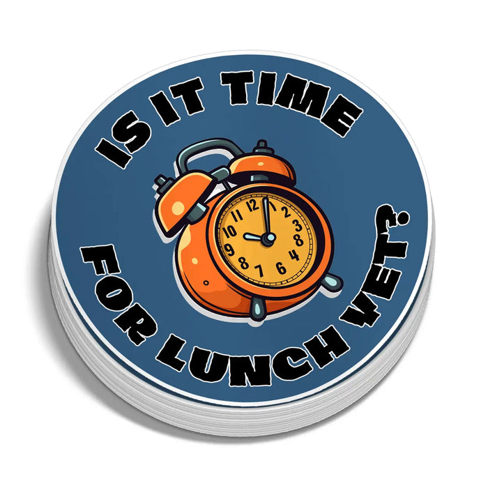 Lunch Time - Hard Hat Decal by Armed American Supply