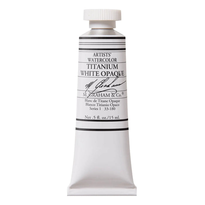 M Graham Watercolor 15ml- Titanium White by ShopSketchBox