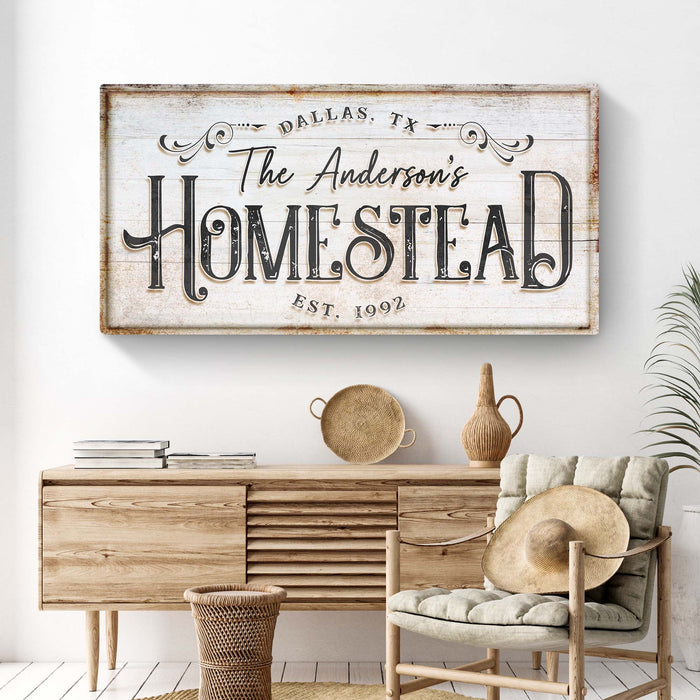 Homestead Sign VII by Tailored Canvases