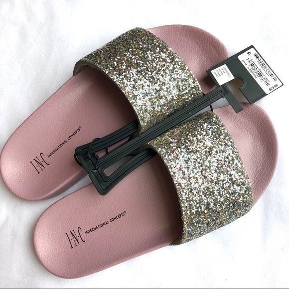 International Concepts Glitter Pool Slides by Vanessa Jane