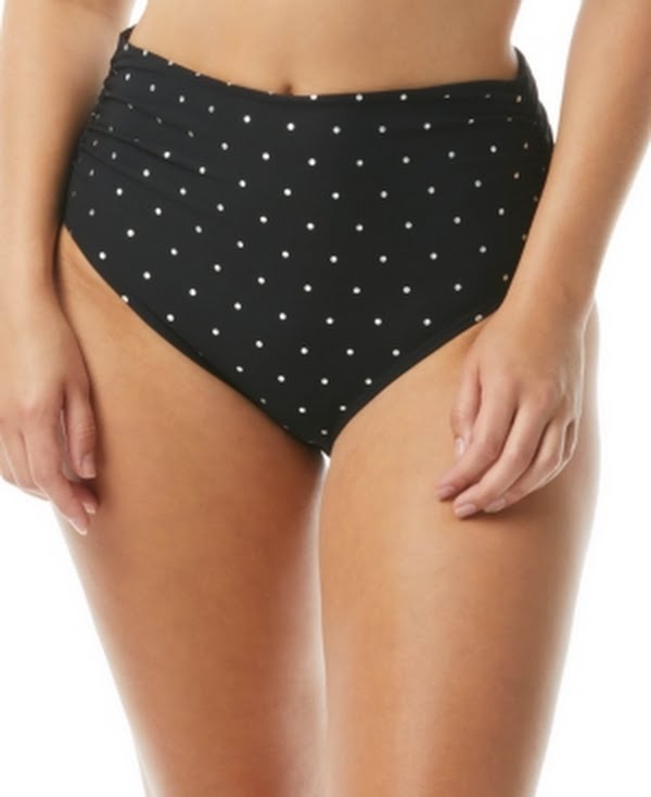 Coco Reef Polka Dot Reversible Bikini Bottoms, Size Medium by Vanessa Jane