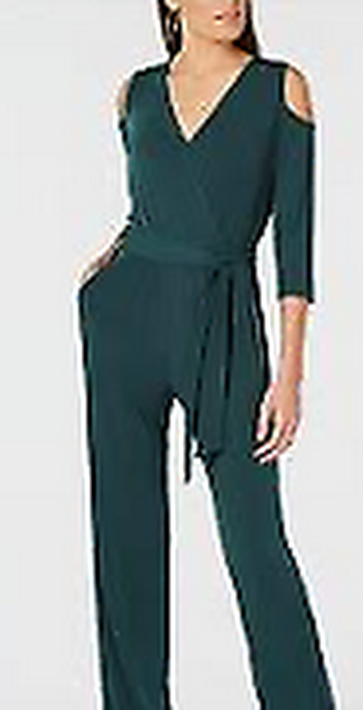Ny Collection Plus & Petite Size Cutout Wide-Leg Jumpsuit, Size 2XP by Vanessa Jane