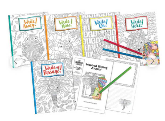 Barker Creek Inspired Writing Journal Set Of 10 by Vanessa Jane