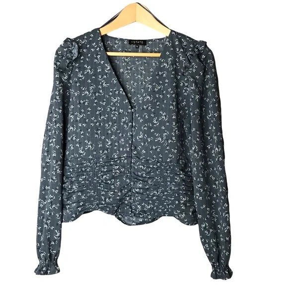1.State Womens Top, Size Small/Midnight Sky by Vanessa Jane