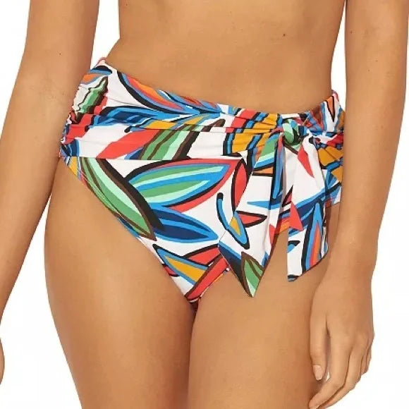 Bleu Rod Beattie Lush Life Draped Tie High Waist Bottom, Size 14 by Vanessa Jane