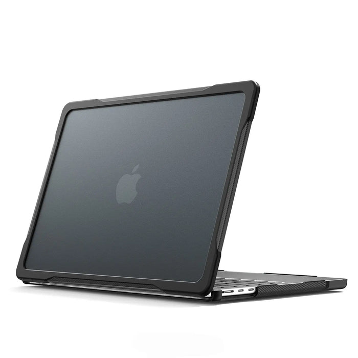 MacBook Air 15" (M3 - M5) Clear/Black Case – Shock-Absorbing Corners | Raider Series by Zerodamage Sahara Case LLC