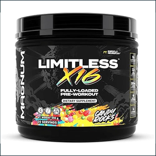 Magnum Limitless X16 Pre-WorkOut, 20 Servings by PoorBoySupplements.com