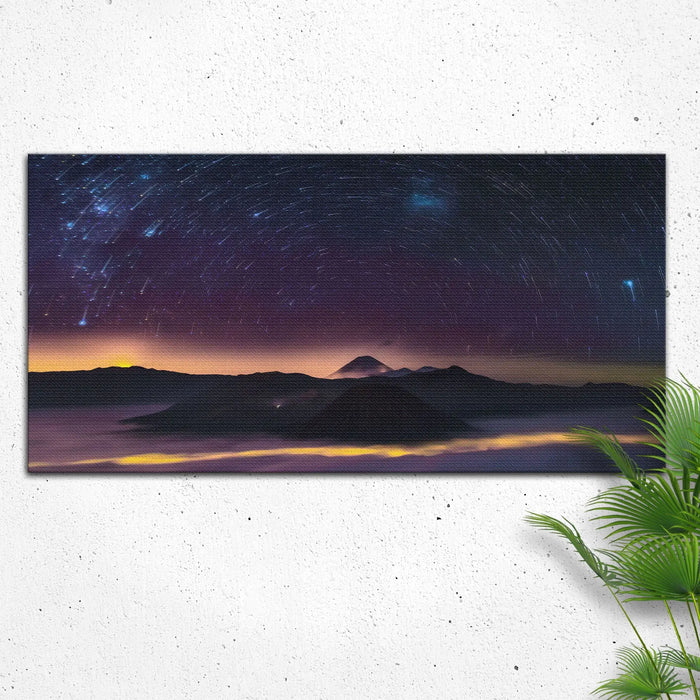 Majestic Starry Night Sky Canvas Wall Art by Tailored Canvases