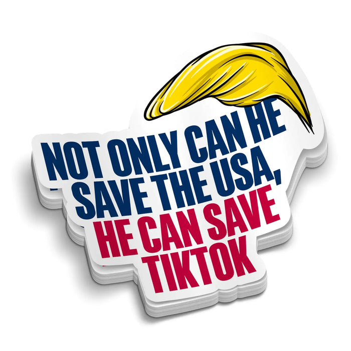 Making TikTok Great - Hard Hat Decal by Armed American Supply