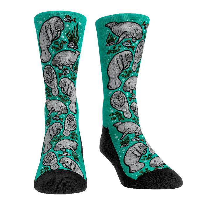 Manatees All-Over by Rock 'Em Socks