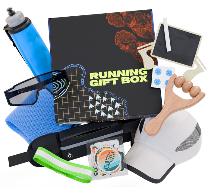 Ultimate Running Gift Box – Cool Runner Presents and Marathon Essentials for Women – Father's Day Running Gift for Men by BLAUBECK