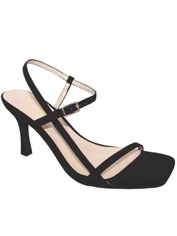 Marie Heel - Nubuck Black by Boutique 23