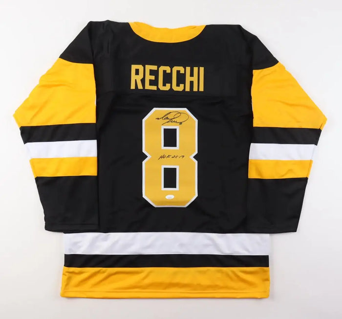 Mark Recchi Signed Jersey Inscribed "HOF 2017" (JSA) by Price Is Right Miami