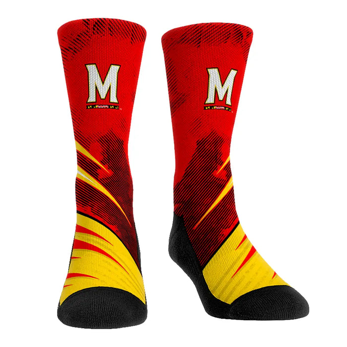 Maryland Terrapins - Slash Slant by Rock 'Em Socks