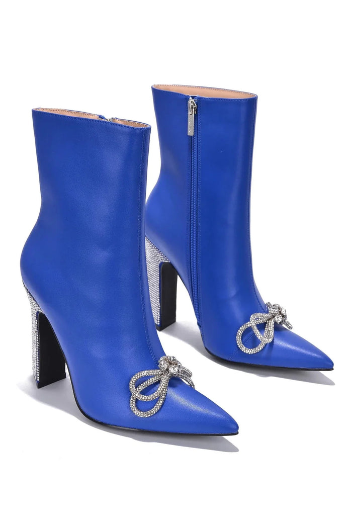 Marzo w/ Bling Heels - Royal Blue by The House of Stylez