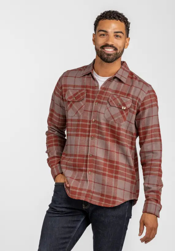Mason Flannel - Mahogany Falcon by Boutique 23