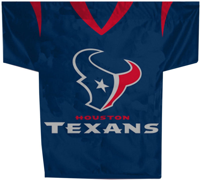 Houston Texans Premium 2-Sided Banner House Flag, Jersey Design, Outdoor Use, 34x30 Inch
