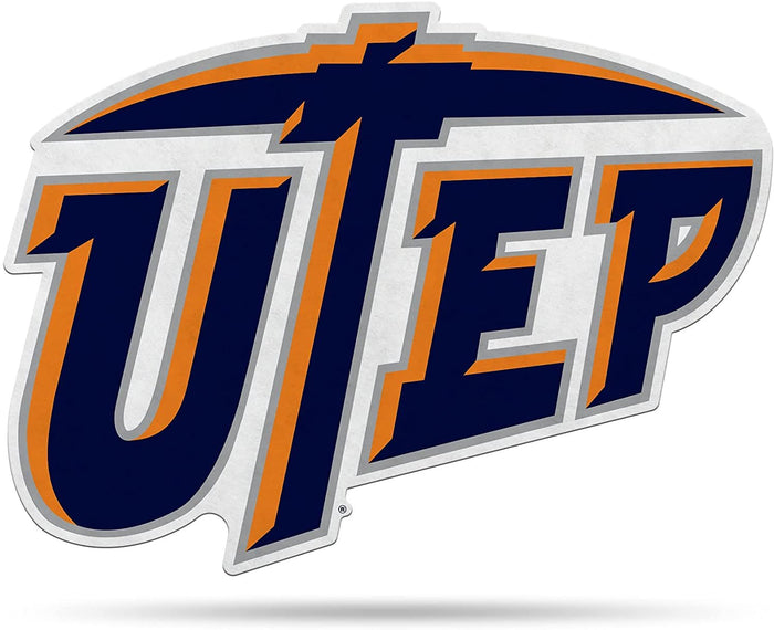 University of Texas El Paso Miners Primary Logo Shape Cut Pennant, 18 Inch