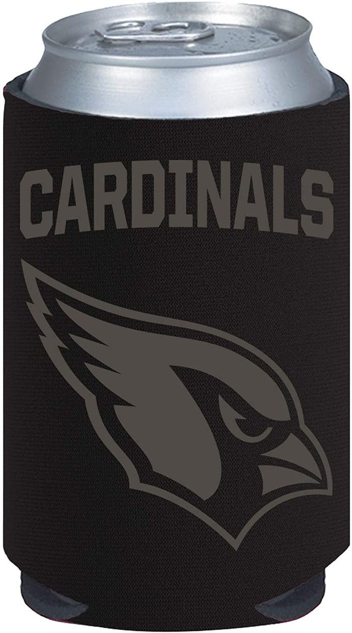 Arizona Cardinals 2-Pack Tonal Black Design 12oz CAN Neoprene Beverage Insulator Holder Football