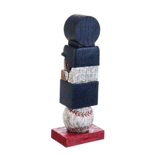 New York Yankees Garden Statue, Tiki Totem Style, Vintage Design, Outdoor or Indoor Use, 16 Inch Tall, Beautiful Hand Painted Resin Construction