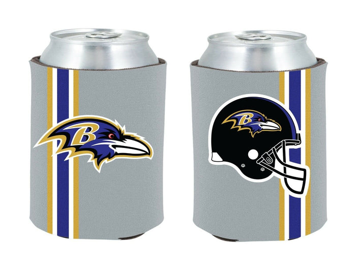 Baltimore Ravens 2-PACK CAN Retro THROWBACK Koozie Neoprene Holder Football