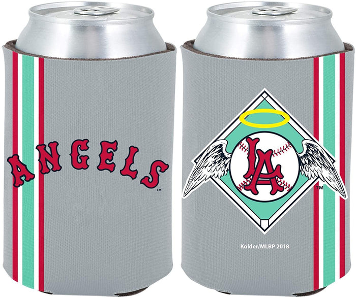 Los Angeles Angels 2-Pack Throwback Design 12oz CAN Neoprene Beverage Insulator Holder Cooler Baseball