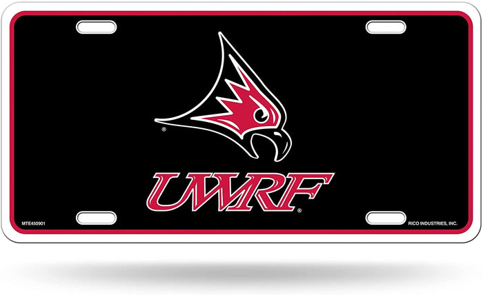 University of Wisconsin River Falls Falcons Metal Auto Tag License Plate, Logo Design, 6x12 Inch