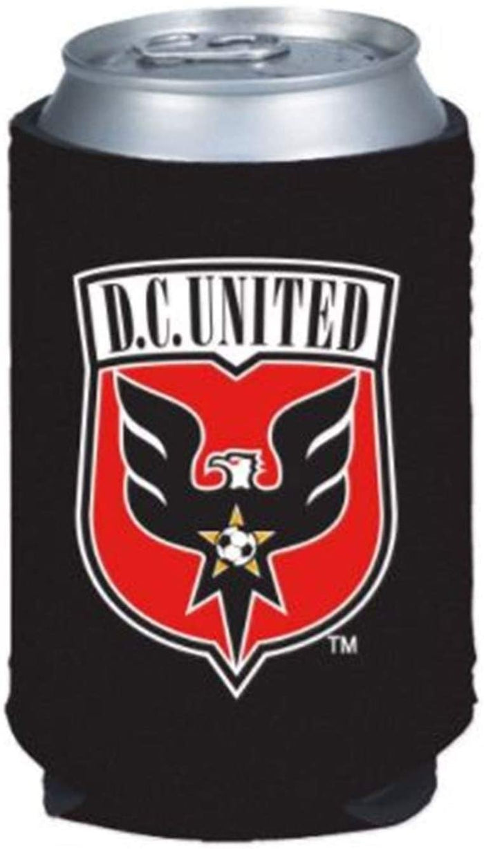DC United 12oz CAN Neoprene Beverage Insulator Holder Cooler MLS Soccer