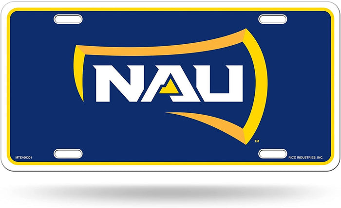 Northern Arizona University Lumberjacks Metal Auto Tag License Plate, Blue Design, 6x12 Inch