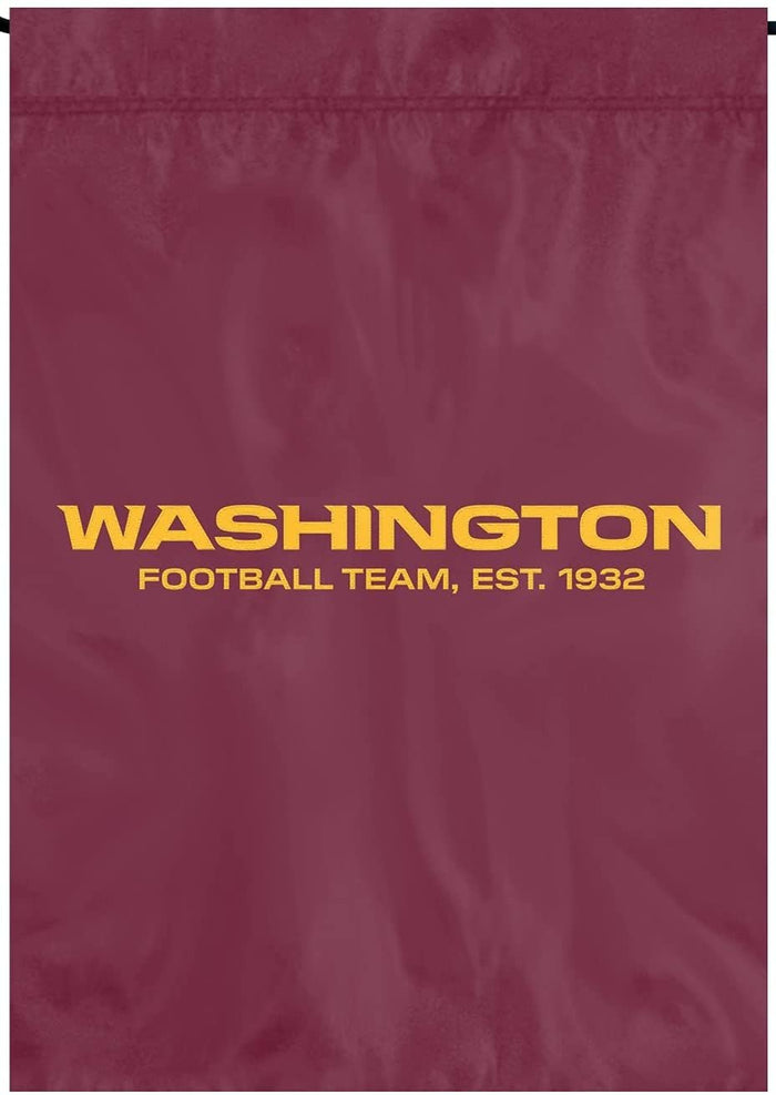 Washington Football Team Commanders Garden Flag Banner Premium 13x18 Nylon Applique Embroidered Football