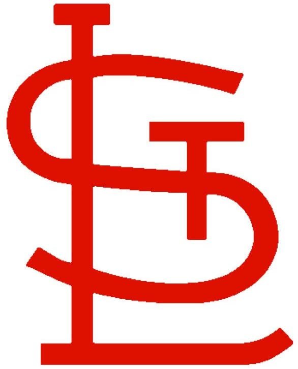 St Louis Cardinals 3 Inch Flat Static Cling Decal