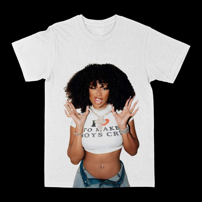 Megan Thee Stallion "Boys Cry" Graphic Tee by Obsessed with graphic tees