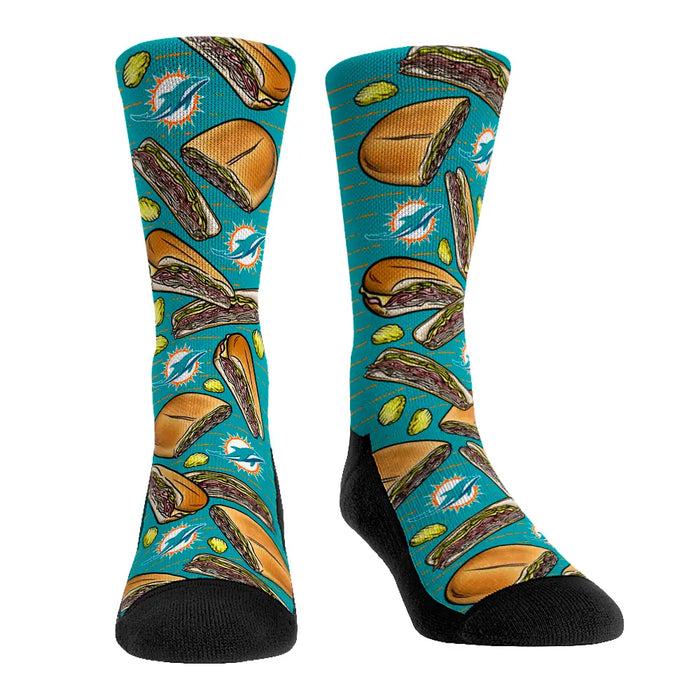 Miami Dolphins - Cuban Sandwich by Rock 'Em Socks