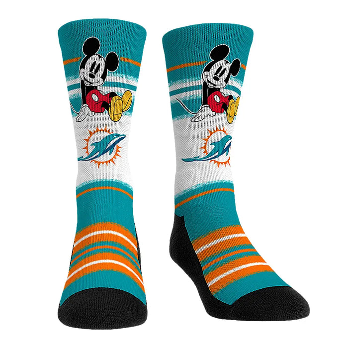 Miami Dolphins - Disney - Sit Stripe by Rock 'Em Socks