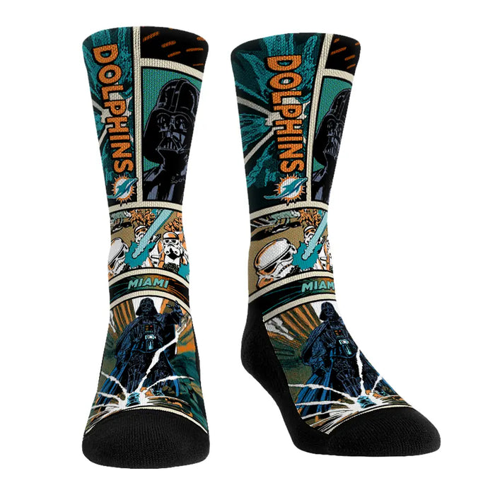 Miami Dolphins - Star Wars - Empire Comic Strip by Rock 'Em Socks