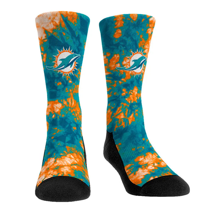 Miami Dolphins - Team Tie Dye by Rock 'Em Socks