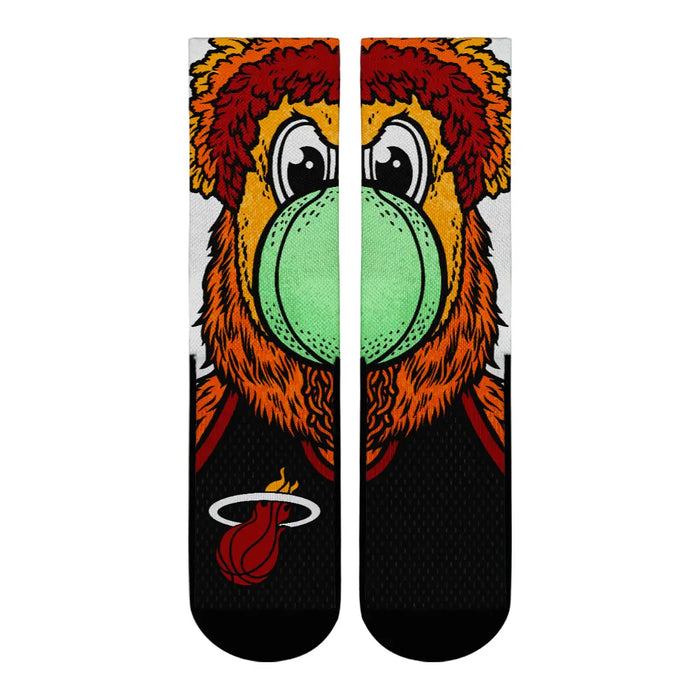 Miami Heat - Split Face Mascot by Rock 'Em Socks